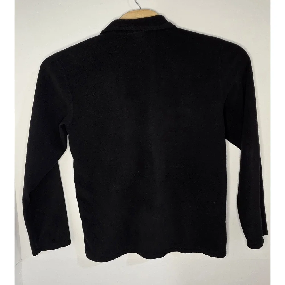 The‎ North Face Mens Size M Black 1/4 Zip Fleece Pullover